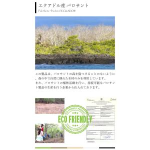 10粒売り エクアドル産 パロサントビーズ 約...の詳細画像2