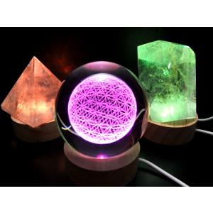 レインボー発光 チャクラカラー 7色 LED発...の詳細画像3
