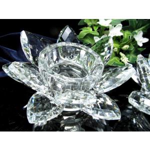 満開の花びら 蓮の花デザイン アクリル製の浄化...の詳細画像1