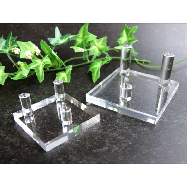 Sサイズ 天然石なんでも台座 マルチディスプレイスタンド 1個売り 幅5cm×5cm 高さ2.5cm...