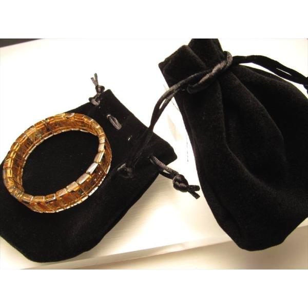 厚手タイプ 10枚セット売り 高級ブレスレット用ポーチ ブラック Mサイズ しっかり厚め パワースト...