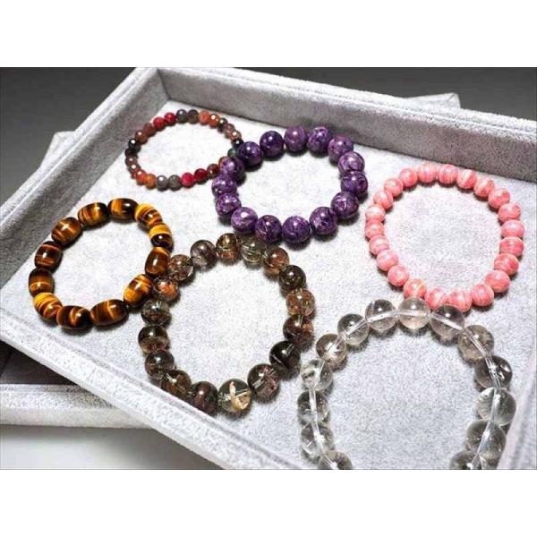 販売用トレイ グレー 中サイズ 天然石が綺麗に見えます 横25cm×縦18cm パワーストーン