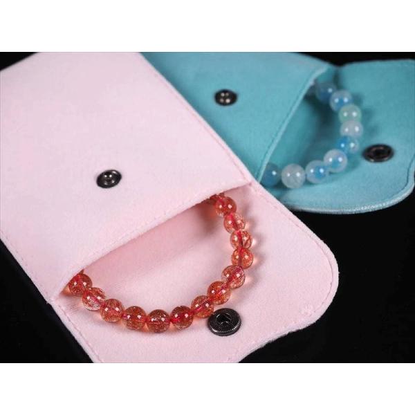 選べる3色 スナップボタン付きベロアポーチ 10枚セット 縦約10cm×横約8cm 便利な蓋つき パ...