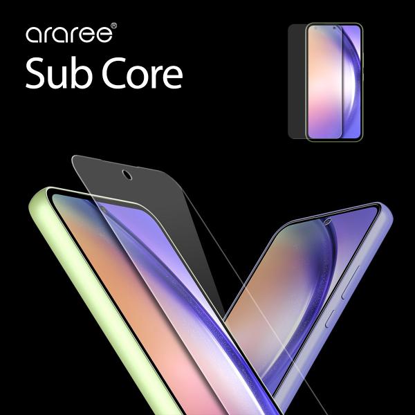 Galaxy A54 5G ガラスフィルム 9H 強化ガラス 指紋 気泡 防止 高透過率 保護フィル...