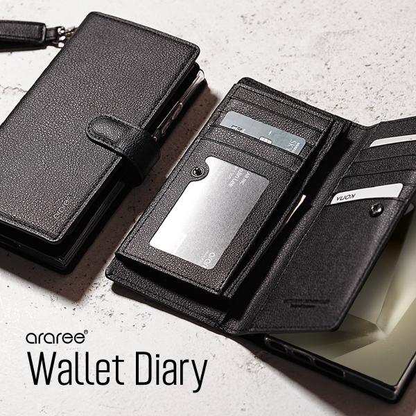 Galaxy S23 Ultra ケース 手帳型 軽量 PU レザー スマホケース カード 9枚 収...