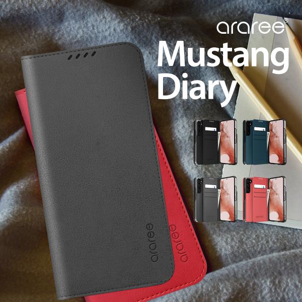 Galaxy S22 5G ケース 手帳型 薄型 レザー カード 収納 付 スマホケース カード入れ...