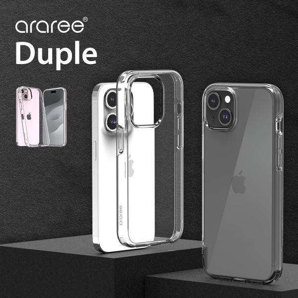 iPhone15Plus ケース 耐衝撃 クリア 透明 ハード 側面 ソフト TPU スマホケース ...