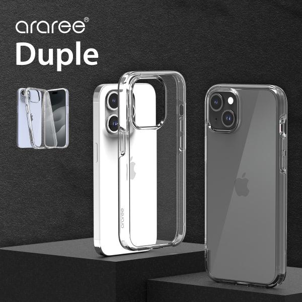 iPhone15 ケース 耐衝撃 クリア スマホケース 透明 ハード 側面 ソフト TPU 携帯ケー...