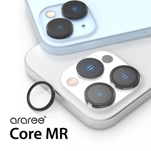 iPhone 15 Pro / Pro Max カメラ フィルム 9H ガラス アルミ フレーム カ...