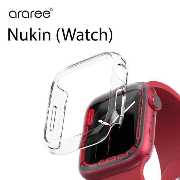 Apple Watch Series 9 8 7 41mm ケース クリア 耐衝撃 透明 薄型 軽量...