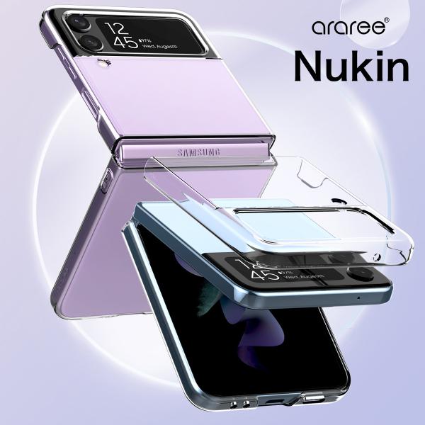 Galaxy Z Flip4 5G ケース カバー クリア ストラップホール 付 スマホケース 薄型...