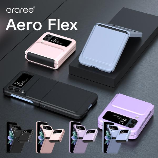 Galaxy Z Flip4 5G ケース カバー 耐衝撃 ヒンジ 保護 ストラップホール 付 スマ...