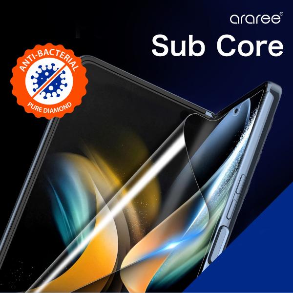 Galaxy Z Flip4 5G ガラスフィルム カバーディスプレイ 保護 9H ガラス 指紋 気...