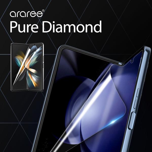 Galaxy Z Fold5 / Fold4 フィルム 2枚入 指紋 防止 液晶 ソフト 保護フィル...