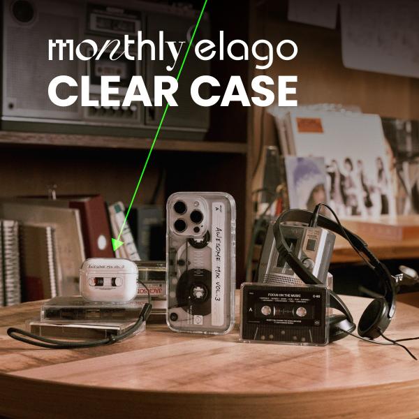 AirPods Pro 2 ケース ストラップ 付 耐衝撃 クリア カバー カセット デザイン クリ...