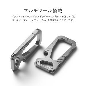 チタン カラビナ チタンカラビナ マルチ キー...の詳細画像1