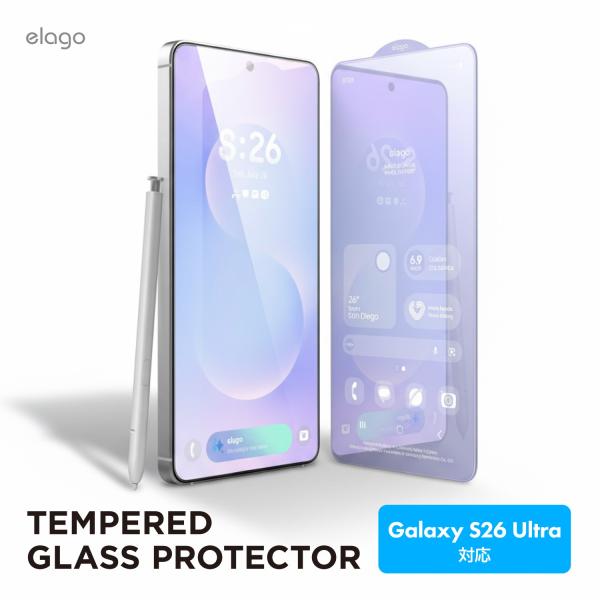 Galaxy S26 Ultra フィルム 9H ガラス 指紋認証対応 GalaxyS26Ultra...