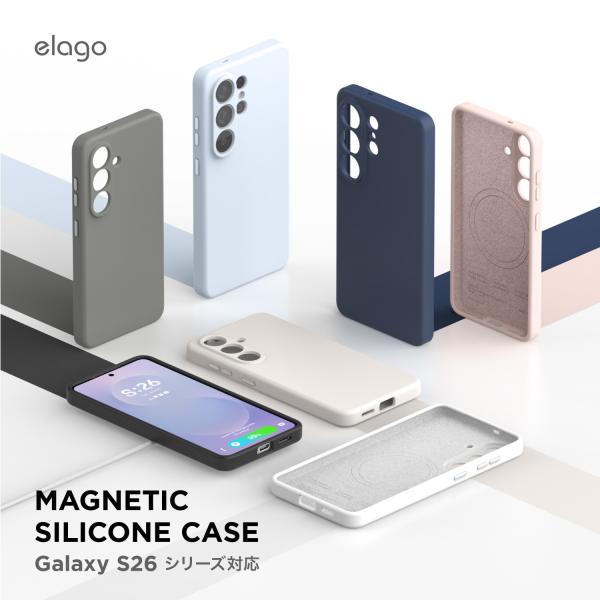 Galaxy S26 ケース シリコン 耐衝撃 MagSafe 対応 頑丈 スマホケース Galax...