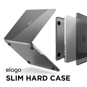 MacBook Pro 14 / 14インチ  ケース クリア 排熱口 付き 半透明 シンプル ハードケース MacBookPro  マックブックプロ 14 インチ elago SLIM HARD CASE｜comwap