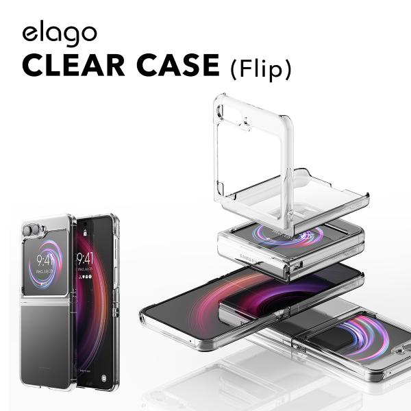 Galaxy Z Flip5 ケース 薄型 軽量 透明 クリアケース Samsung GalaxyZ...