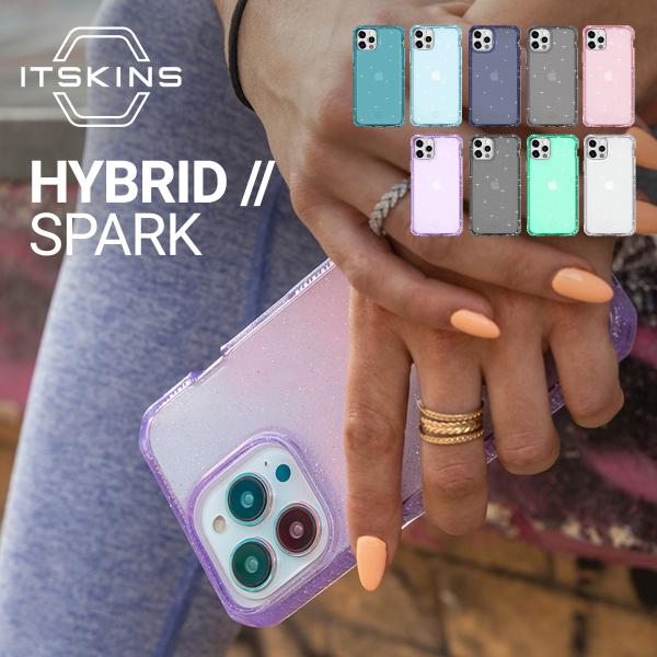 iPhone13mini / iPhone12mini ケース クリア カーボン 柄 耐衝撃 側面 ...