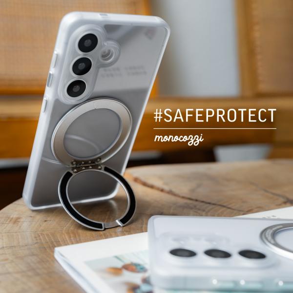 Galaxy S26 Ultra ケース クリア 360 度 回転 リング MagSafe対応 カバ...