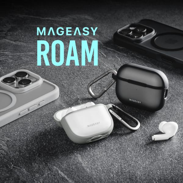 AirPods Pro2 AirPods Pro ケース フロスト クリア 耐衝撃 カラビナ 付 カ...