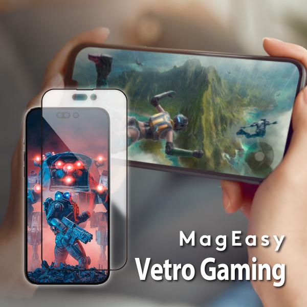 iPhone14Plus ガラスフィルム ゲーミング 用 9H 強化ガラス 指紋 気泡 防止 フィル...