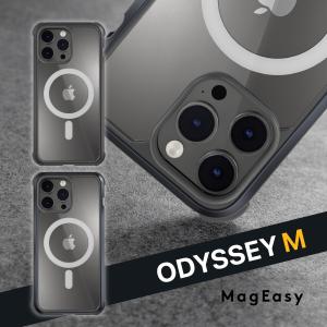 iPhone14 ケース カバー クリア MagSafe 対応 マグネット 付き 耐衝撃 米軍MIL規格 シンプル スマホケース iPhone 14 アイフォン14 対応 MagEasy Odyssey M｜comwap