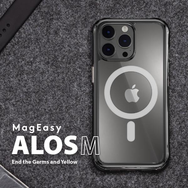 iPhone14 Pro ケース カバー クリア MagSafe 対応 マグネット 付 米軍MIL規...