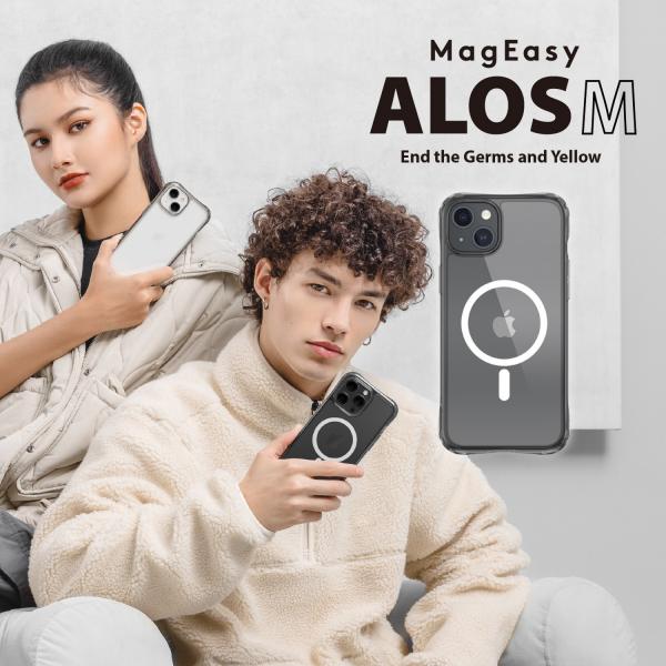 iPhone15Plus 耐衝撃 ケース Magsafe 対応 米軍 MIL規格 耐衝撃ケース 黄ば...