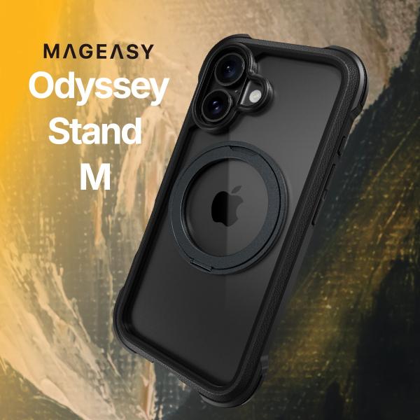 iPhone16 Plus ケース クリア MagSafe スタンド リング付き 耐衝撃 スマホケー...