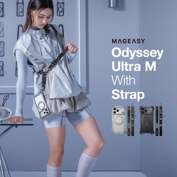 iPhone 17 Pro ケース クリア ショルダー ストラップ MagSafe対応 リング スタ...