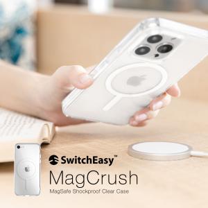 iPhone 2022 SE3 / SE2 ケース クリア MagSafe 対応 衝撃吸収 透明 スマホケース 耐衝撃 クリアケース カバー iPhoneSE2 8 7 第三世代 対応 MagEasy MagCrush｜comwap