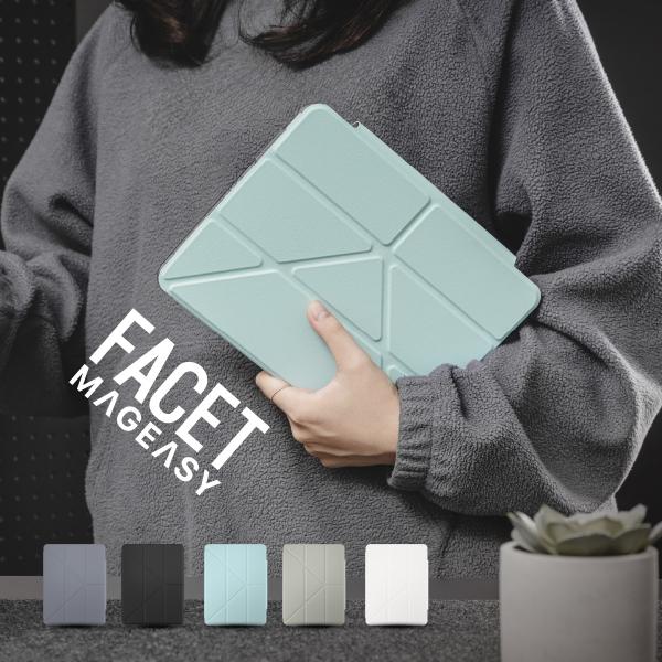 iPad Air 11インチ M2 ケース 手帳型 5WAY スタンド付き 保護 カバー 動画視聴 ...