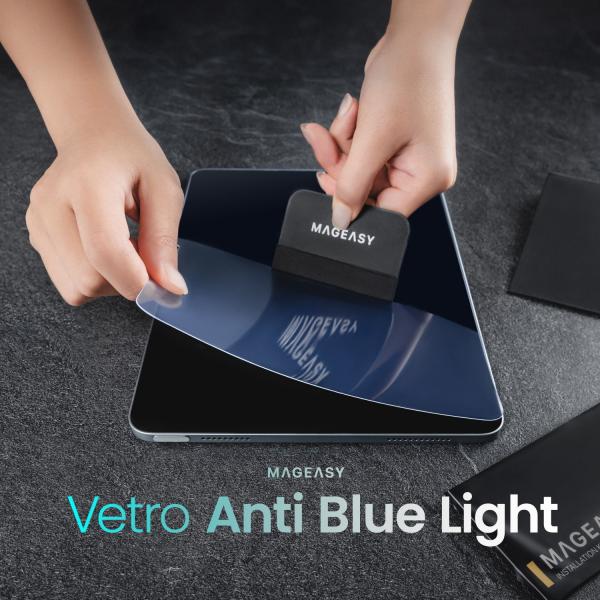 iPad mini 7 mini6 フィルム ブルーライトカット 指紋防止 9H　ガラスフィルム i...
