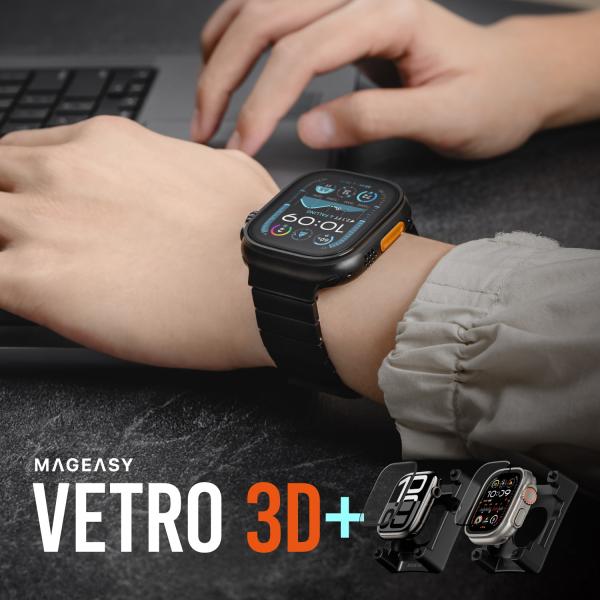 Apple Watch 11 フィルム 画面　保護フィルム 簡単 貼付け ガイド付き 指紋防止 加工...