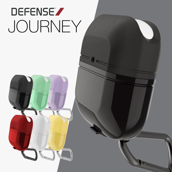 AirPods ケース 防滴 防塵 カラビナ 付き カバー 耐衝撃 シリコン 衝撃 吸収 シンプル ...