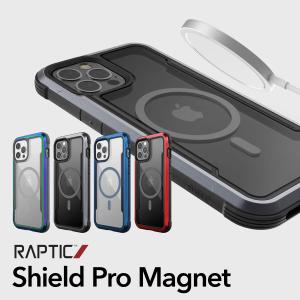 iPhone12 Pro Max ケース MagSafe マグセーフ OK 耐衝撃 米軍 MIL 規格 クリア アルミ カバーiPhone12ProMax アイフォン12ProMax 対応 RAPTIC Shield Pro Magnet｜comwap