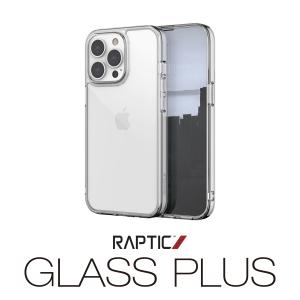 iPhone13Pro Max ケース クリア ストラップホール 付 薄型 ガラス スマホケース ガラスケースカバー  iPhone13 ( アイフォン13 ) ProMax 対応 RAPTIC Glass Plus