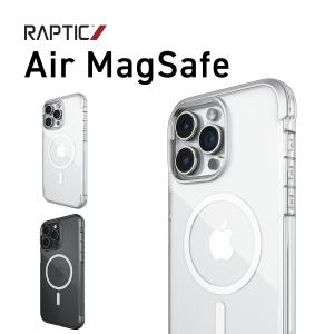 iPhone15Pro ケース Magsafe 対応 米軍 MIL規格 クリア 耐衝撃 アルミ フレーム カバー Apple iPhone15 Pro アイフォン15 プロ 対応 RAPTIC Air MagSafe｜comwap