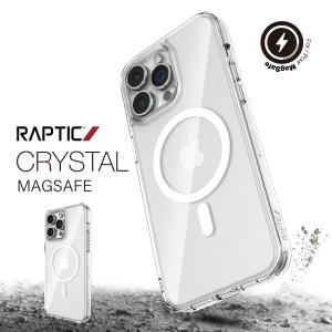 iPhone15Pro ケース Magsafe 対応 米軍 MIL規格 クリア 耐衝撃 透明 薄型 カバー Apple iPhone15 Pro アイフォン15 プロ 対応 RAPTIC Crystal MagSafe｜comwap