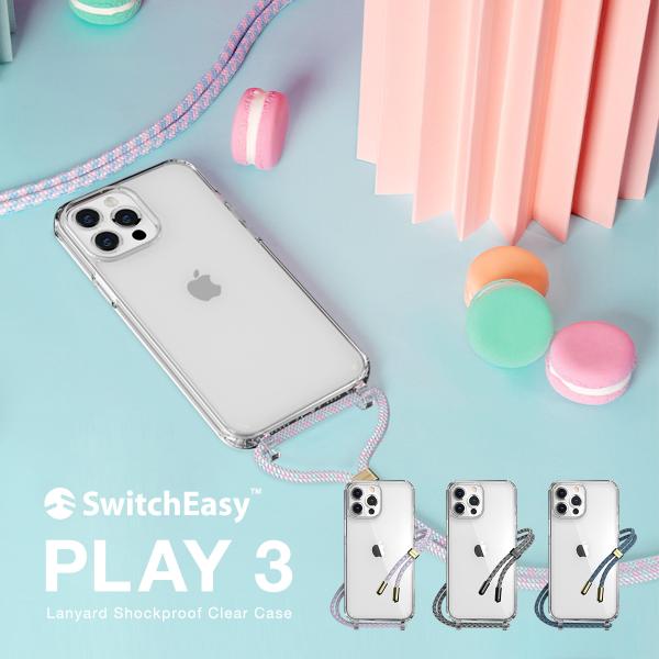 iPhone13Pro Max ケース MIL規格 クリア クロスボディ スマホケース ショルダー ...