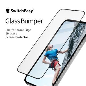 iPhone13Pro Max フィルム 9H ガラス 指紋 気泡 防止 透明 保護 フィルム 保護ガラス iPhone13 ProMax アイフォン13プロマックス 対応 SwitchEasy Glass Bumper｜comwap