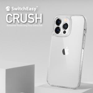 iPhone14 iPhone13 ケース カバー クリア 耐衝撃 米軍MIL規格 シンプル ストラップホール 付 カバー iPhone 14 13 アイフォン14 13 対応 SwitchEasy CRUSH