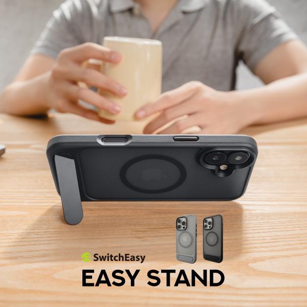 iPhone 16 Plus ケース クリア MagSafe 対応 縦置き 横置き 可能 スタンド ...