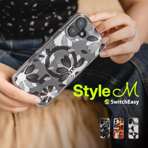 iPhone 16 Plus ケース MagSafe 対応 クリア オシャレ イラスト アート 柄 ...