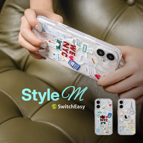 iPhone 16 ケース MagSafe 対応 クリア オシャレ イラスト アート 耐衝撃 おしゃ...