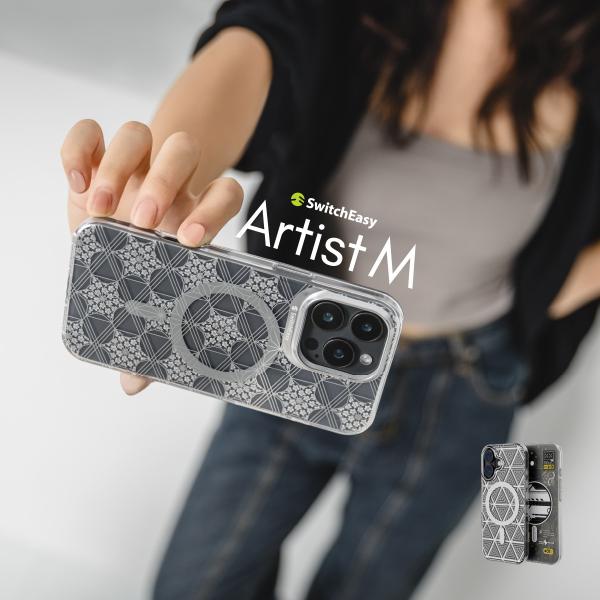 iPhone 16 ケース MagSafe 対応 クリア オシャレ イラスト アート 耐衝撃 スマホ...