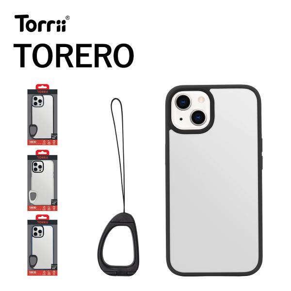 iPhone 14 Pro Max ケース カバー クリア ストラップ ストラップホール 付 シンプ...